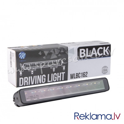 WLBC162 - Driving light M-TECH BLACK SERIES 9x5W LED 12-48V 45W 11.2". Single Row + Dynamic position Рига - изображение 1