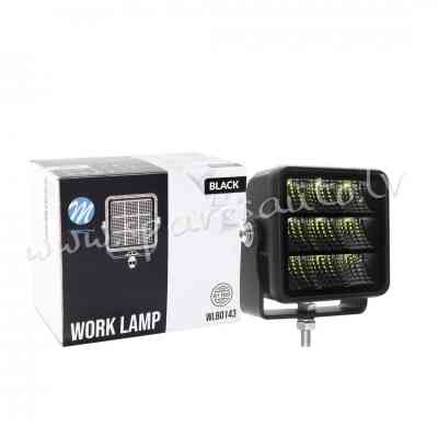 WLBO143 - Work light – 9 x 5W LED 45W 10-32V, flood, Black Series - Darba Gaismas Lukturis - UNSORTE Рига