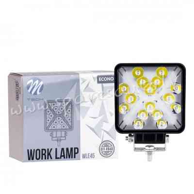 WLE45 - Work Lamp M-TECH ECONO 4" 46xSMD3030 - Square 46W 12-30V Combo - Darba Gaismas Lukturis - UN Рига