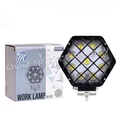 WLE52 - Work Lamp M-TECH ECONO 4" 9x3W Hex 27W 12-30V 4D Spot - Darba Gaismas Lukturis - UNSORTED WO Рига