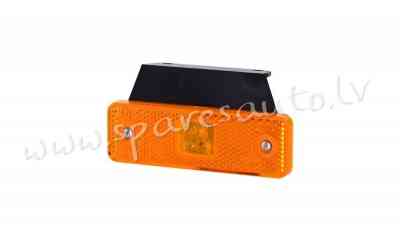 WMLHOR500 - HORPOL LED marker light - HOR55 LD500 orange with reflector 12/24V ECE - Papildlukturis  Рига