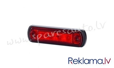 WMLHOR677 - HORPOL LED marker light - HOR65 LD677 red with reflector 12/24V ECE - Gabarītu Lukturis  Рига - изображение 1