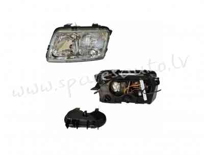 ZAD1126L - 'OEM: 8L0941029' TYC, without motor for headlamp levelling, mechanical, H1/H7, ECE L - Pr Рига