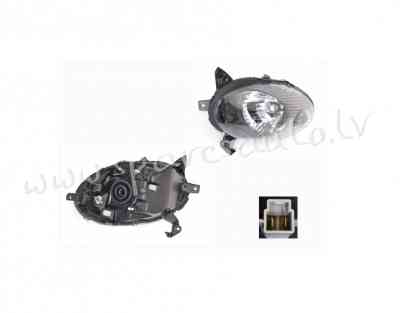 ZDS1191L - 'OEM: 26060AX700' TYC, (03-07), without motor for headlamp levelling, Chrome, H4, ECE L - Rīga