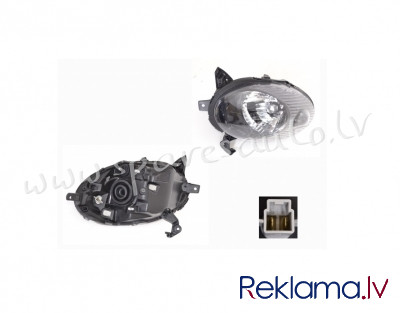 ZDS1191L - 'OEM: 26060AX700' TYC, (03-07), without motor for headlamp levelling, Chrome, H4, ECE L - Rīga - foto 1