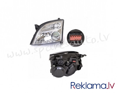 ZOP1153L - 'OEM: 1216121' TYC, (02-05), without motor for headlamp levelling, Chrome, H7/H7, ECE L - Рига - изображение 1
