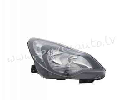 ZOP1170L - 'OEM: 1216646' TYC, (11-), with motor for headlamp levelling, Black, H1/H7, ECE L - Priek Рига