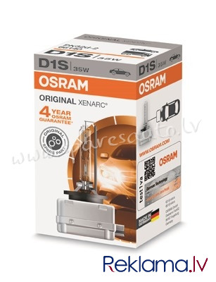 ZOXD1S - D1S OSRAM XENARC ORIGINAL D1S PK32d-2 66140 / 4008321184276 - Ksenona Spuldzite - UNSORTED  Rīga - foto 1