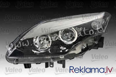 ZRN111041L - 'OEM: 260607246R' Valeo, (10-), without motor for headlamp levelling, H7/H7, W5W, ECE L Rīga - foto 1