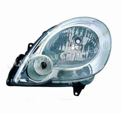 ZRN111219L - 'OEM: 7701068181' Depo, (08-13), with motor for headlamp levelling, Chrome, H4, ECE L - Рига