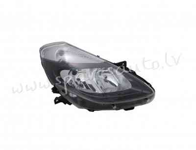 ZRN1179BL - 'OEM: 7701072012' TYC, without motor for headlamp levelling, Black, H7/H7, ECE L - Priek Рига