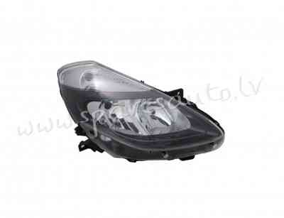 ZRN1179BL - 'OEM: 7701072012' TYC, without motor for headlamp levelling, Black, H7/H7, ECE L - Priek Rīga