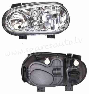 ZVW1130L - 'OEM: 1J1941017B' TYC, without motor for headlamp levelling, without fog light, H1/H7, EC Рига