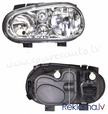 ZVW1130L - 'OEM: 1J1941017B' TYC, without motor for headlamp levelling, without fog light, H1/H7, EC Rīga - foto 1