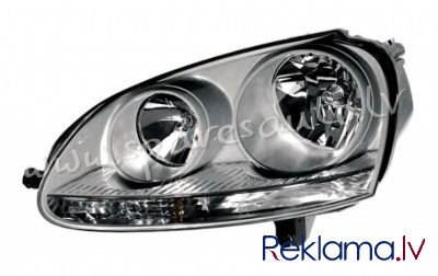 ZVW1171CL(H) - 'OEM: 1K6941005P' Hella, with motor for headlamp levelling, Chrome, H7/H7, ECE - Prie Rīga - foto 1