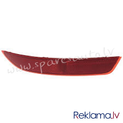 ZVW1655R - OEM: 5C6945106A 16D945106 DL02-6217-R GLI, HYBRID, EURO TYPE, to rear bumper, red R - Aiz Rīga - foto 1