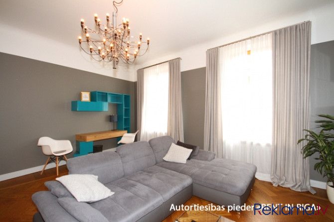 Furnished 2-room apartment in a renovated building at Brīvības Street 46. Entrance and windows face  Рига - изображение 8