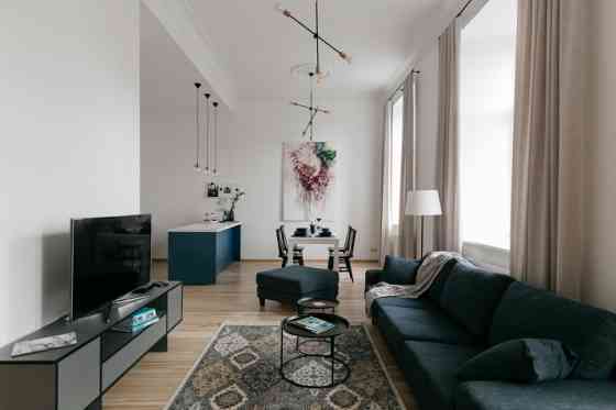 Tastefully decorated, spacious two room apartment in the very center of Riga near the Monument of Fr Rīga