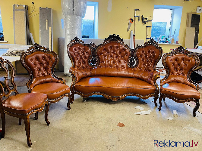 Mīksto Mēbeļu Pārvilkšana un Remonts.Ремонт и Перетяжка Мягкой Мебели Rīga - foto 1