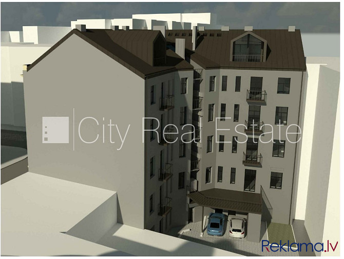 Zeme īpašumā, pagalma ēka, slēgts pagalms, maksas stāvvieta, ieeja no pagalma, logi vērsti Rīga - foto 11