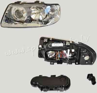 ZAD1127L - 'OEM: 8L0941003AF' TYC, without motor for headlamp levelling, mechanical, H1/H7, ECE L -  Рига