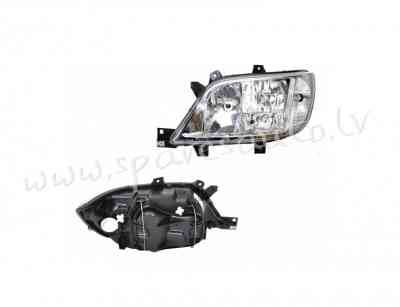 ZBZ1132L - 'OEM: A9018202461' TYC, without motor for headlamp levelling, without fog light, H3/H7, E Rīga