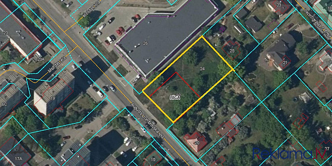 Pārdod divus zemes gabalus kopā,(1050m2 un 610m2) kas veido vienu kopīgu īpašumu 1660m2 Rīga - foto 1