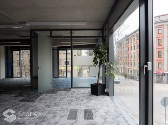 Spaces suitable for a medical institution, shop, salon, office are for rent in the energy-efficient  Rīga