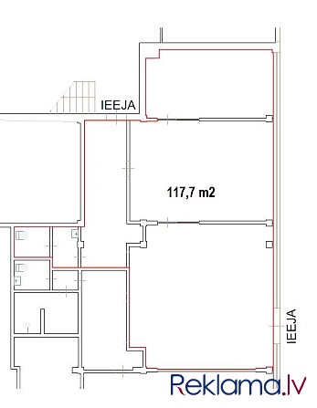Piedāvājam nomāt kvalitatīvas biroja/tirdzniecības telpas 117,7 m2 platībā, kas atrodas Rīga - foto 7