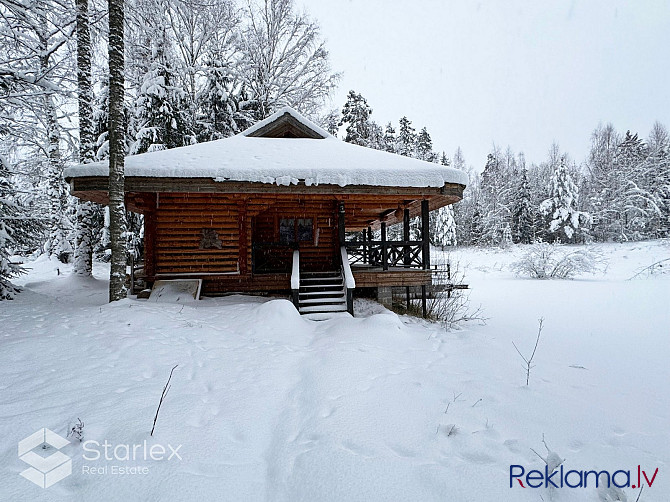 Pārdod 3-stāvu guļbaļķu savrupmāju ar 1.32 ha zemes gabalu un privātu ezeru gleznainajā Cēsis un Cēsu novads - foto 14