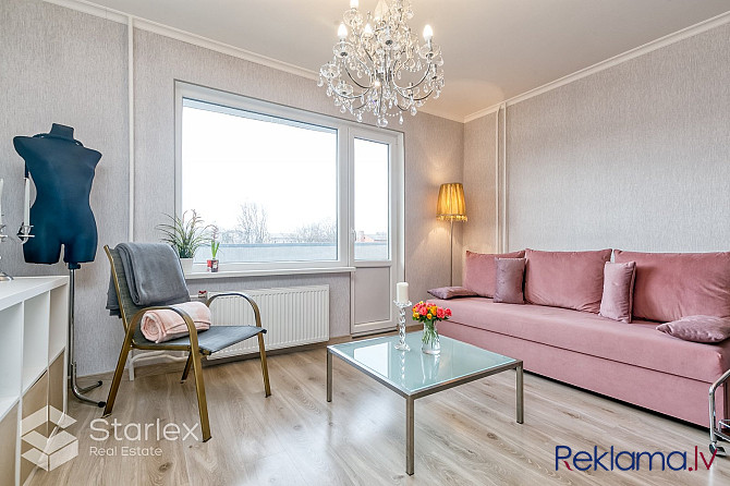 Tiek pārdots burvīgs, neliels 1 - istabas dzīvoklis ar nesen (2022.gadā) veiktu dizaina Rīga - foto 1