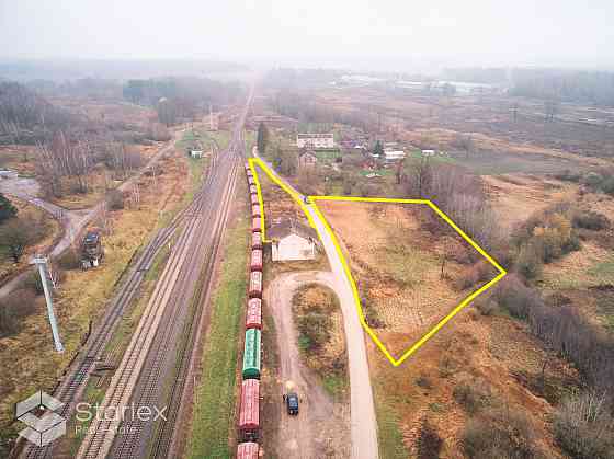 Pārdod 2 zemes gabalus ar kopējo platību 5790 m2 Iecavas dzelzceļa stacijas teritorijā. Viens no zem Bauska un Bauskas novads