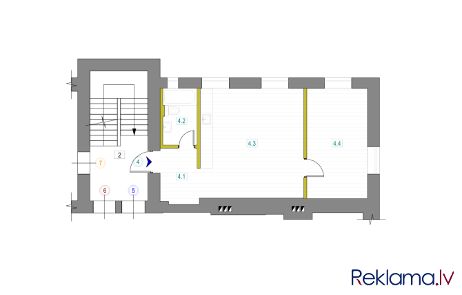 Двухкомнатная квартира на втором этаже. Гостиная, спальня, ванная комната и Рига - изображение 18