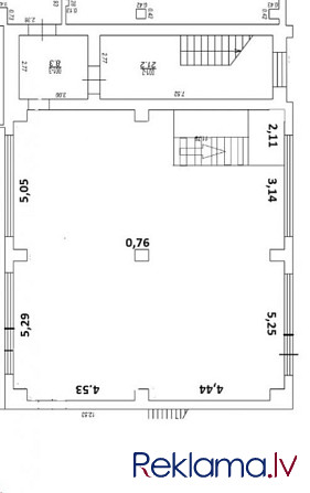 Iznomā telpas 280 m2. platībā  + Piemērotas gan vekala gan biroja izveidei  + Sadalītas 2. stāvos  + Рига - изображение 8