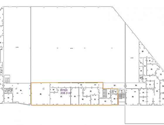 Iznomā apkurināmas noliktavas / ražošanas telpas  + Noliktava 1711,5 m2. + Birojs 2. stāvā 338,3 m2  Rīga