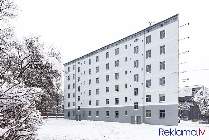 Pārdod modernu divistabu dzīvokli ar pilnu iekšējo apdari. Ēkas izsmalcinātais veidols Rīga - foto 18