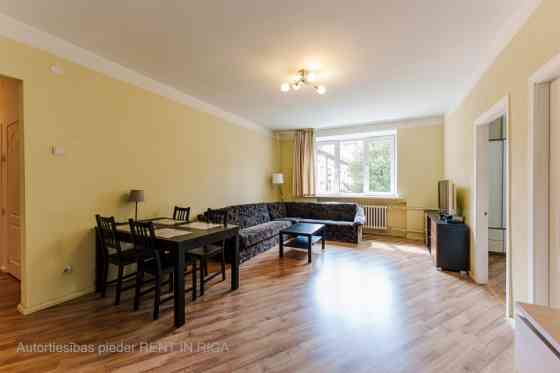 A furnished two-bedroom apartment in the very center of the city, which at the same time allows you  Rīga