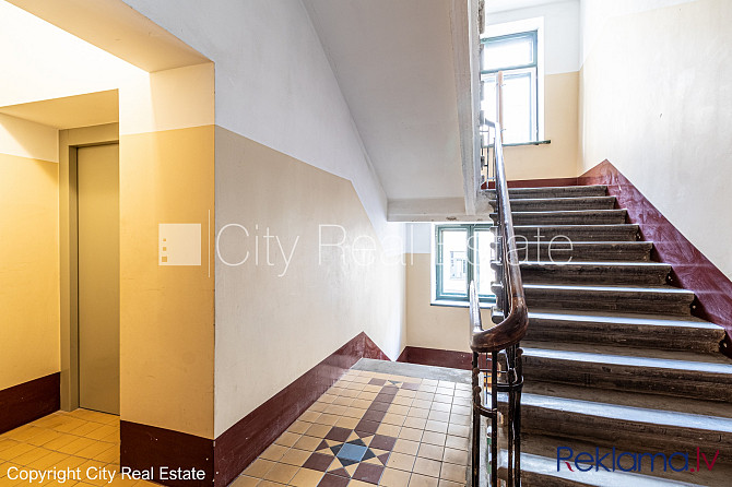 Pagalma māja, renovēta māja, labiekārtots apzaļumots pagalms, slēgts pagalms, ir lifts, Rīga - foto 16