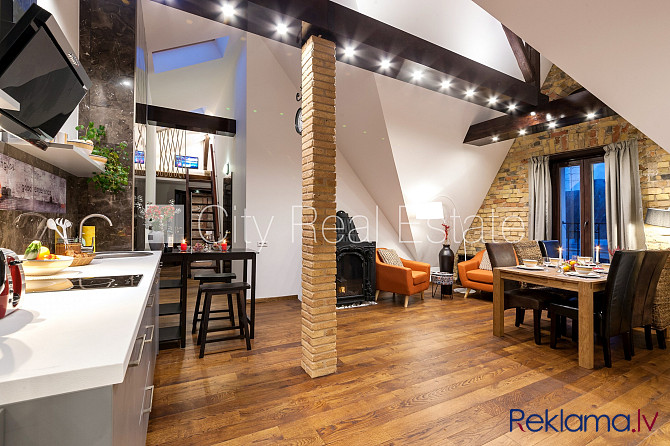 Реновированный дом, апартаменты люкс, мансарда, лифт, студио, кухня объединена с Рига - изображение 1