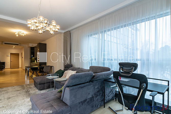 Jaunceltne, labiekārtota apzaļumota teritorija, luksuss apartamenti  89,6 m2, ir lifts, balkons, Rīga - foto 3