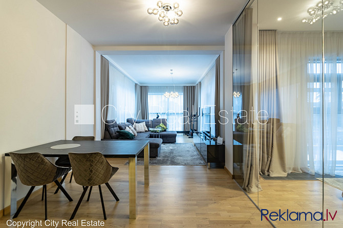 Jaunceltne, labiekārtota apzaļumota teritorija, luksuss apartamenti  89,6 m2, ir lifts, balkons, Rīga - foto 6