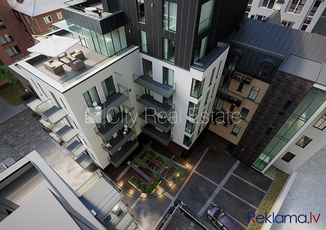Проект - J5, здание во дворе, возможность аренды парковки, лифт, балкон 8.8 м2, Рига - изображение 10
