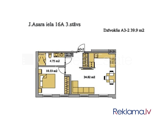 Zeme īpašumā, fasādes māja, renovēta māja, slēgts pagalms, ieeja no pagalma, kāpņu telpa Rīga - foto 6