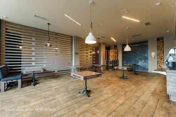Nomai pieejamas kafejnīcas/tirdzniecības telpas Ganību dambī 24D, 197 m2 platībā, renovētā biroju un Рига
