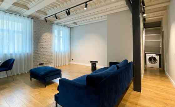 Tasteful loft-style apartment in a new project!  Furnished three-room apartment on Cēsu street. The  Rīga