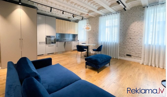 Tasteful loft-style apartment in a new project!  Furnished three-room apartment on Cēsu street. The  Рига - изображение 1