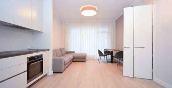 Furnished two-room apartment in a new project on Cēsu street.  The apartment is located on the 6th f Rīga