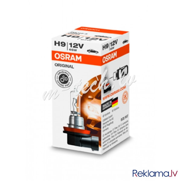 O9 - Halogen OSRAM PGJ19-5 12V 65W H9 Рига - изображение 1