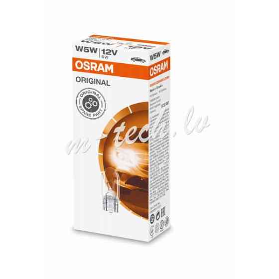 O2825 - OSRAM Original 2825 W5W 12V 5W W2.1x9.5d Рига