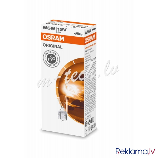 O2825 - OSRAM Original 2825 W5W 12V 5W W2.1x9.5d Рига - изображение 1